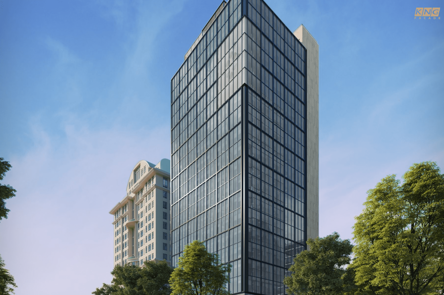 KNC Facade Cung Ứng Vật Liệu Cho Toà Nhà Friendship Tower