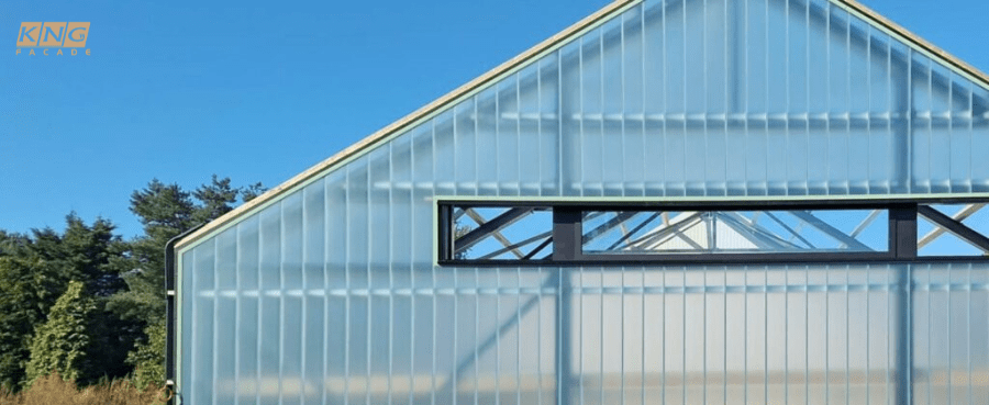 Mặt tiền Polycarbonate