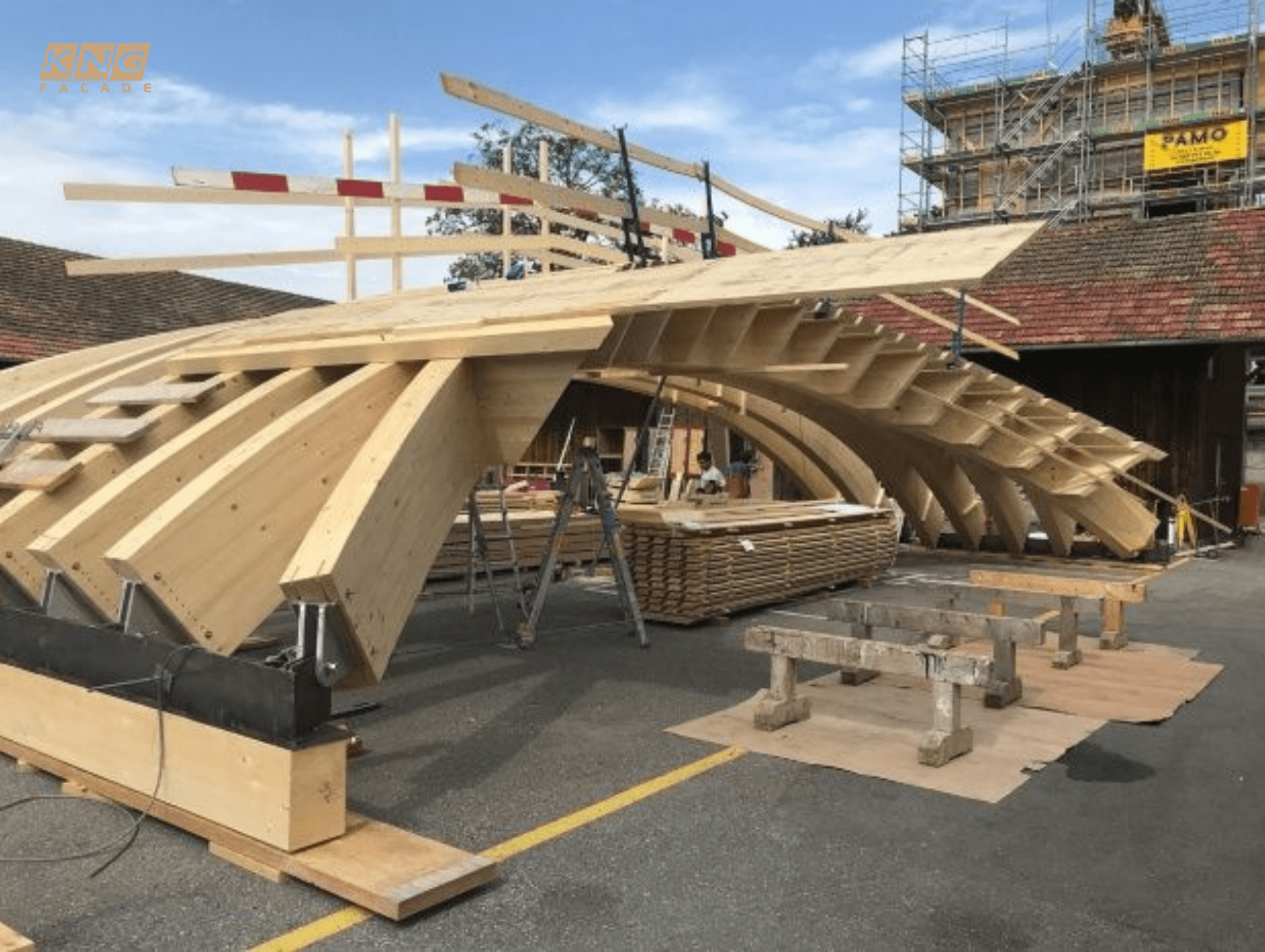Cấu kiện glulam Cấu kiện glulam